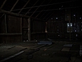 [Picture: Inside a barn]