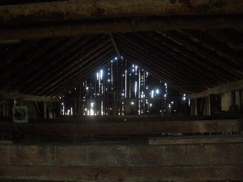 [Picture: Inside an old barn]