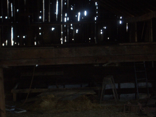 [Picture: Inside an old barn 3]