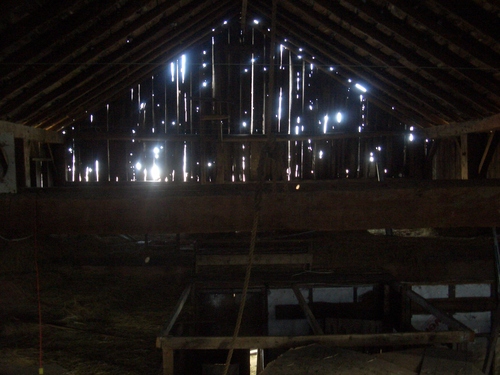 [Picture: Inside an old barn 6]