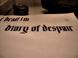 [picture: Diary of Despair]