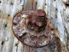 [picture: Rusty bolt]