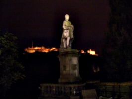 [picture: Statue at night]