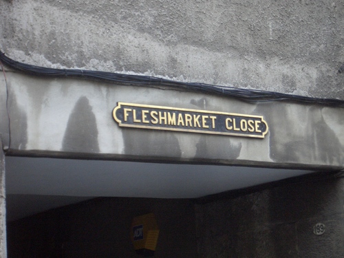 [Picture: Fleshmarket Close]