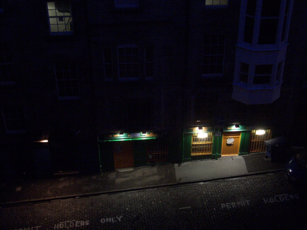 [Picture: View from the hotel at night 4]