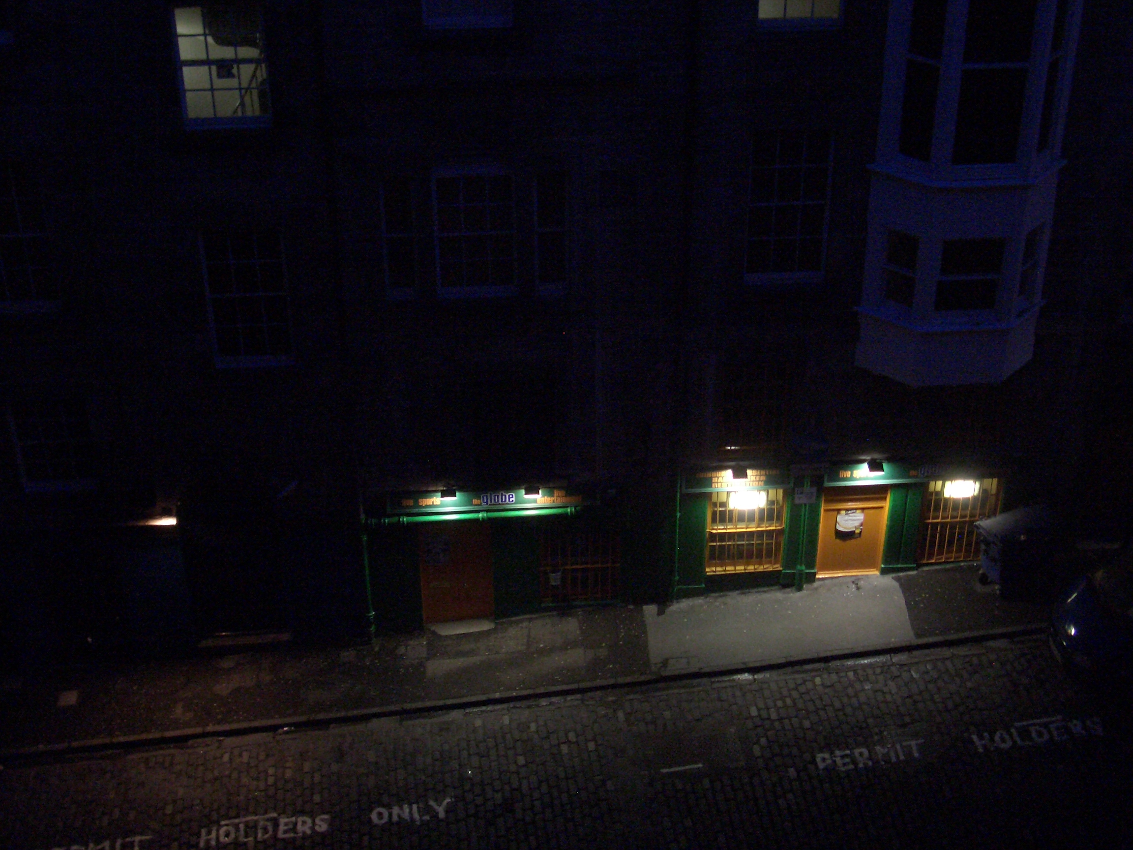 [Picture: View from the hotel at night 4]