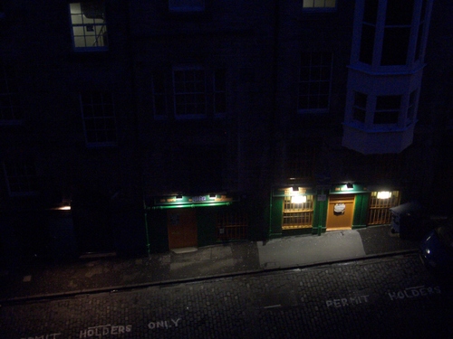 [Picture: View from the hotel at night 6]