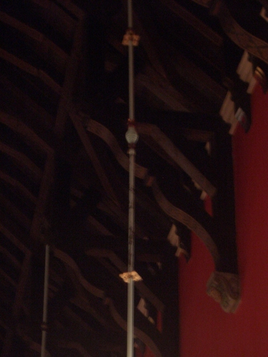 [Picture: Carved ceiling of the Great Hall]