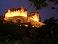 [Picture: Edinburgh Castle at night]