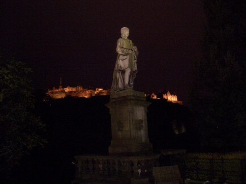 [Picture: Statue at night]