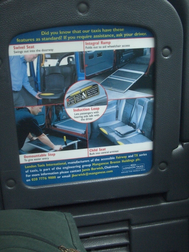 [Picture: Accessible Taxi 2]