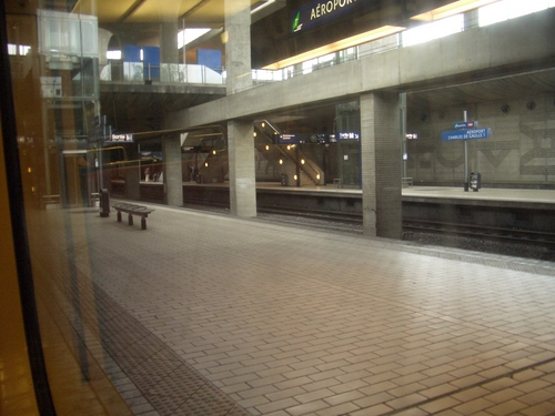 [Picture: Railway station at Charles de Gaulle airport 2]