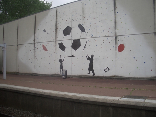 [Picture: World cup mural]