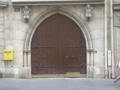 [Picture: Church door]