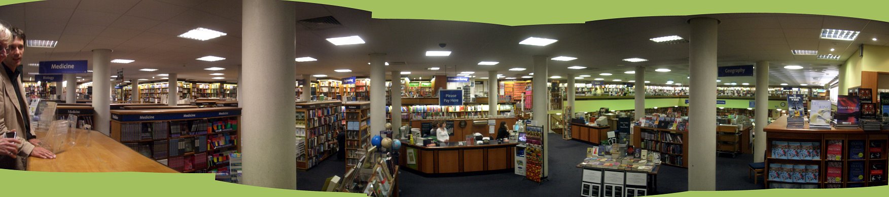 [Picture: Blackell’s Bookshop Panorama]