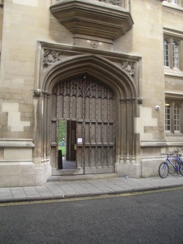 [Picture: College door 2]