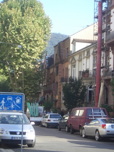 [Picture: Side street with tree]