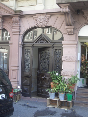 [Picture: Ornate door]