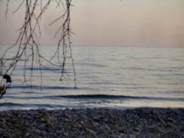 [picture: Gentle waves at sunset 2]