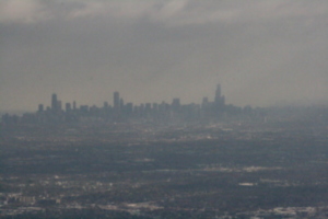 [picture: Chicago skyline from the air]
