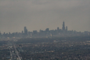 [picture: Chicago skyline from the air]