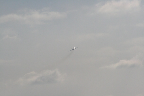 [Picture: Chicago airport: ’plane in flight 2]