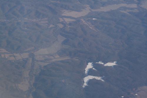 [Picture: Frozen lakes in the forest 2]