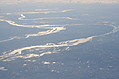 [Picture: Frozen river from the air]