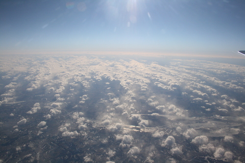 [Picture: Clouds from the ’plane 9]