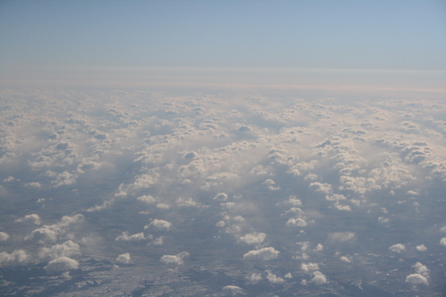 [Picture: Clouds from the ’plane 12]