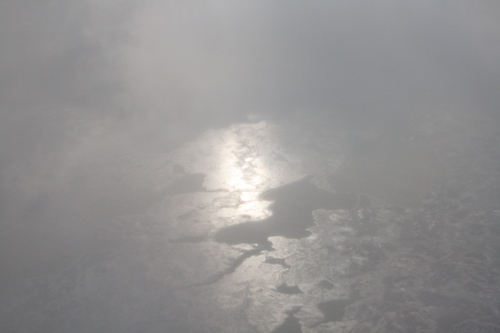 [Picture: Ice and Clouds on the Great Lakes 8]