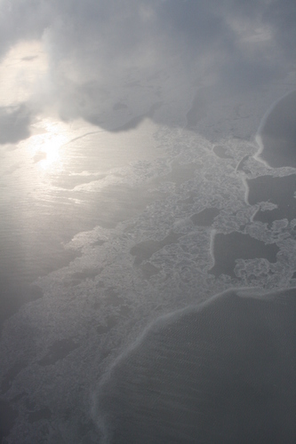 [Picture: Ice and Clouds on the Great Lakes 11]