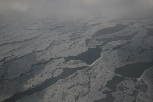 [Picture: Ice and Clouds on the Great Lakes 19]