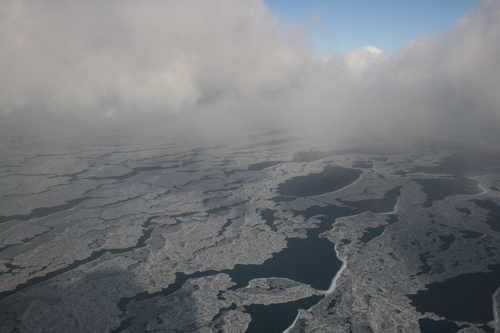 [Picture: Ice and Clouds on the Great Lakes 20]