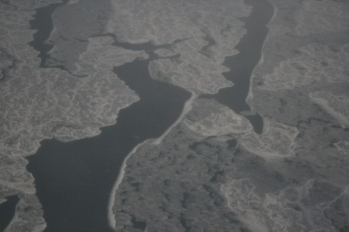 [Picture: Ice and Clouds on the Great Lakes 24]