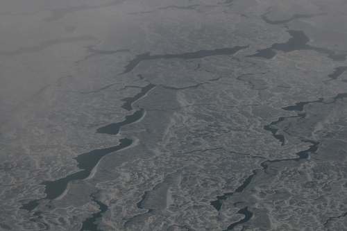 [Picture: Ice and Clouds on the Great Lakes 26]