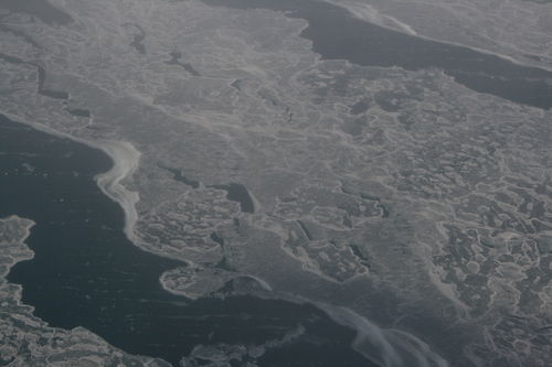 [Picture: Ice and Clouds on the Great Lakes 29]