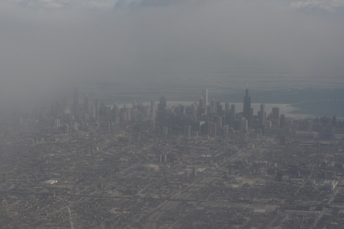 [Picture: Downtown Chicago: aerial view 1]