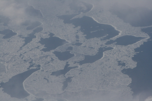 [Picture: Clouds over ice on Lake Michigan 1]