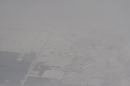 [Picture: Snow-covered fields seen through clouds 14]