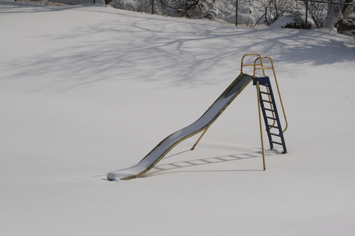 [Picture: No-one on the slide today 1]