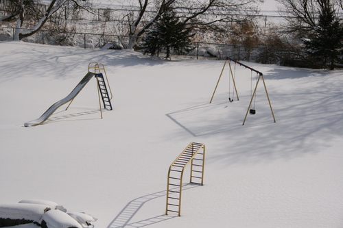 [Picture: No-one on the slide today 3]