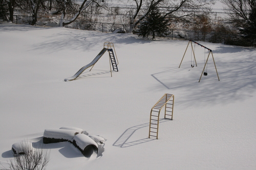 [Picture: No-one on the slide today 3]