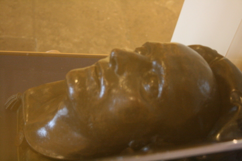 [Picture: Death Mask of Napoleon 1]