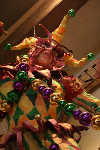 [Picture: Papier-Mâché Jester 1]