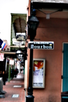 [picture: Bourbon Street lamppost]