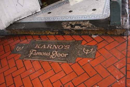 [Picture: Karno’s Famous Door 2]