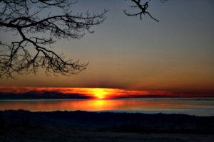 [picture: Winter sunset]