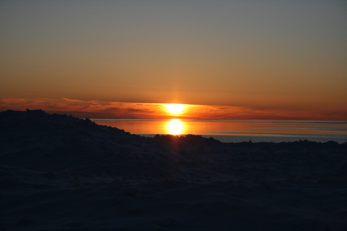 [Picture: Winter Sunset over Lake Ontario 2]