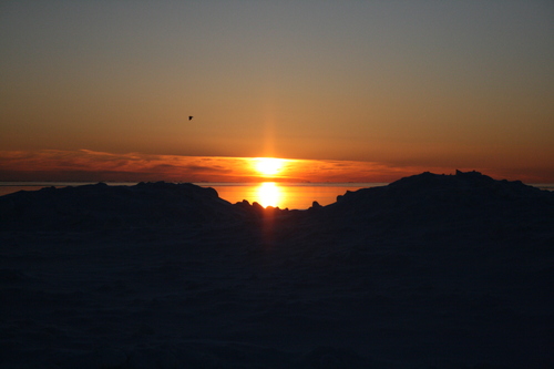 [Picture: Winter Sunset over Lake Ontario 3]